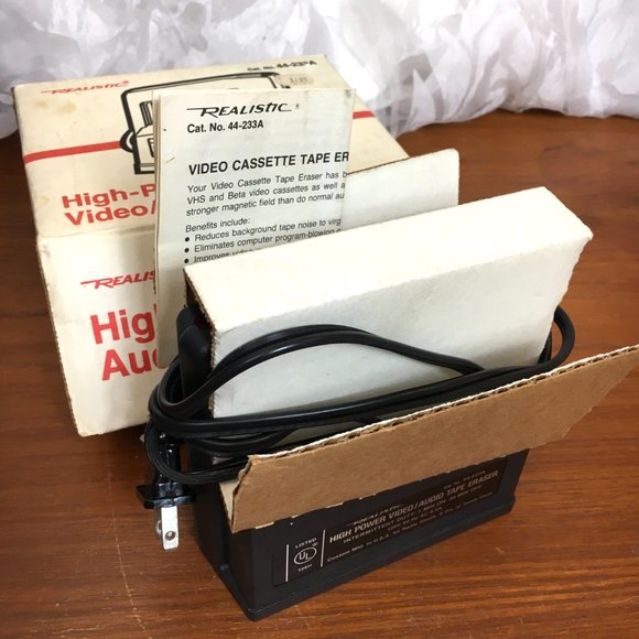 Video/Audio Tape Eraser Radio Shack Realistic (44-233A) Vintage - Picture 8 of 12
